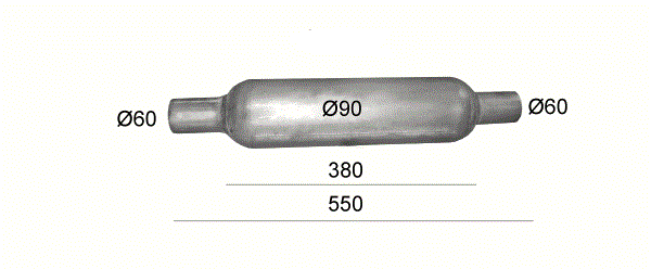 300-00.253 Пламегаситель универсальный 60/550