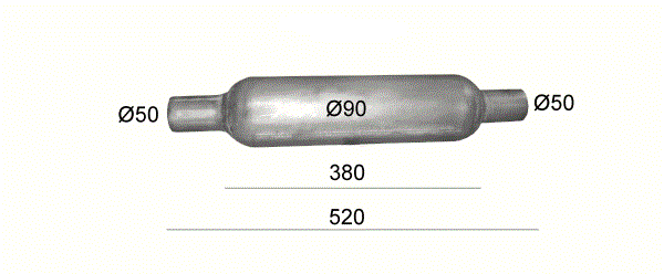 668-00.251 Пламегаситель универсальный 50/520