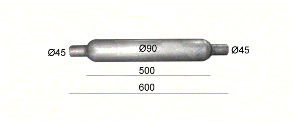 679-00.254 Пламегаситель универсальный 45/600